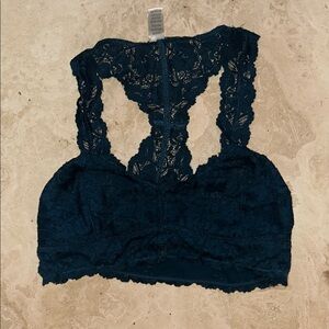 Wishlist Lace Bandeau in Teal